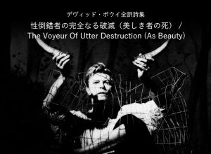性倒錯者の完全なる破滅（美しき者の死） / The Voyeur Of Utter Destruction (As Beauty) - デヴィッド・ボウイ詩篇集成